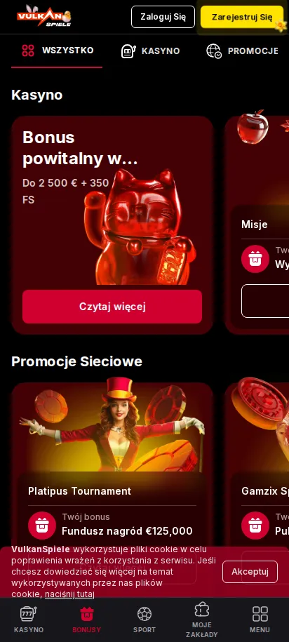 bonuses - casino-vulkan.pl